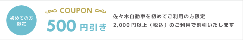 割引クーポン